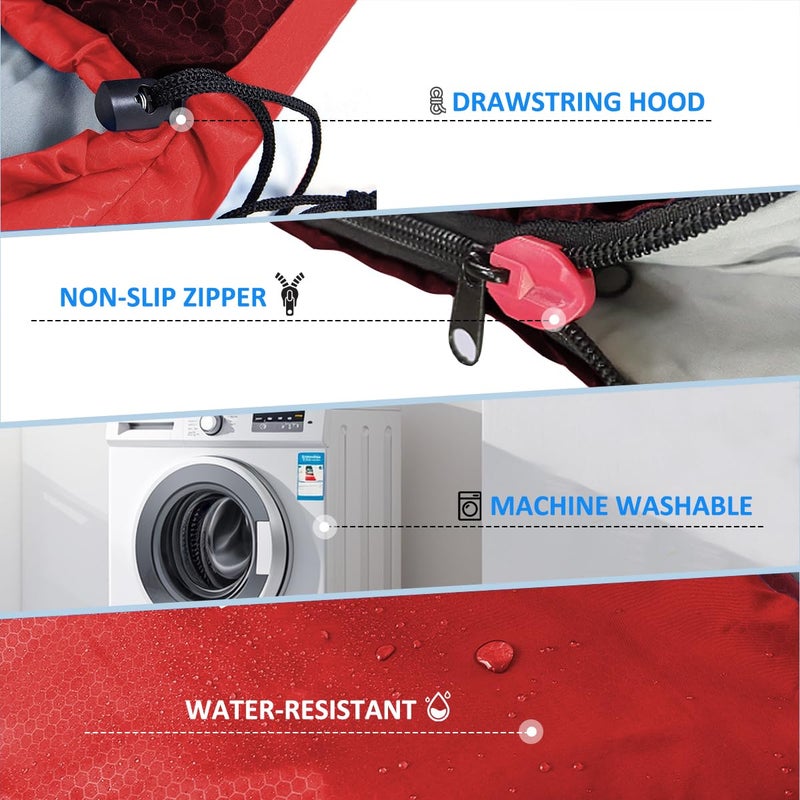 oaskys Camping Sleeping Bag - 3 Season Warm & Cool Weather - Summer Spring Fall Lightweight Waterproof for Adults Kids - Camping Gear Equipment, Traveling, and Outdoors - Image 5